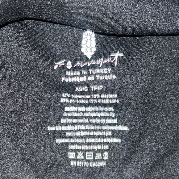 {NWOT Free People Movement Every Single Time Black Mesh Bra Cropped Top XS/S} - Picture 7 of 7